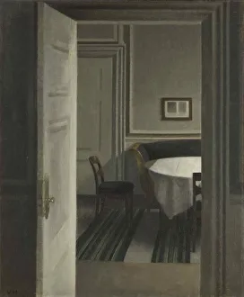 Interior, Strandgade 30, 1904. Creator: Hammershoi, Vilhelm (1864-1916)