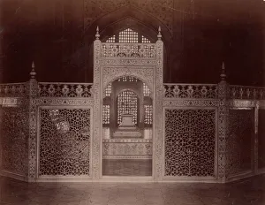 Agra Uttar Pradesh India Gallery: Interior of Taj Mahal, Agra, 1860s-70s. Creator: Unknown
