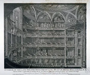 Theatre Royal Prints: Interior of the Theatre Royal, Drury Lane, 1810. Artist: Thomas Dale