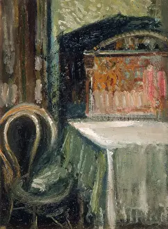 Interior With Thonet Chair (Room), 1908. Creator: Gerstl, Richard (1883-1908)