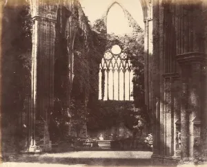 Monmouthshire Prints: Interior, Tintern, 1857. Creator: Alfred Capel-Cure
