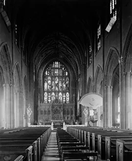 Interior, Trinity Church, New York, N.Y. c1907. Creator: Unknown