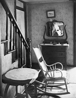 Mirror Collection: Interior of unemployed mans house, Morgantown, West Virginia, 1935. Creator: Walker Evans