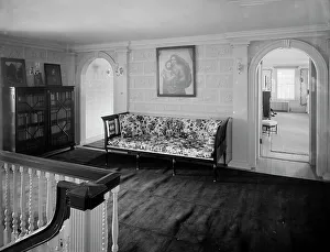 Linen Press Prints: Interior, upper hall, New York City, between 1900 and 1910. Creator: Unknown