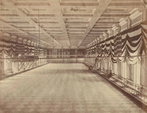 [Interior View of the Ballroom for Lincolns Second Inaugural Ball], March 1865
