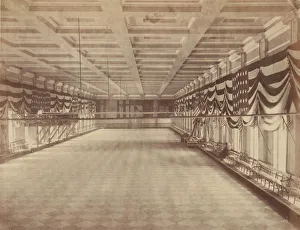 Lincoln Prints: [Interior View of the Ballroom for Lincolns Second Inaugural Ball], March 1865