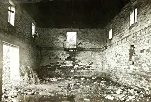 Barn Prints: Interior view of The Barn, Mosman Bay, c1920. Creator: Unknown