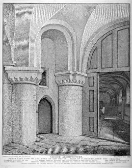 Interior view of the Church of St Bartholomew-the-Great, Smithfield, City of London, 1811