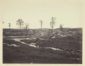 Interior View of the Confederate Line, May 1865. Creator: Alexander Gardner Interior View of the Confederate Line, May 1865. Creator: Alexander Gardner
