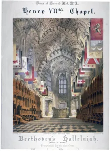 Henry Vii Gallery: Interior view of Henry VIIs chapel in Westminster Abbey, London, c1855. Artist