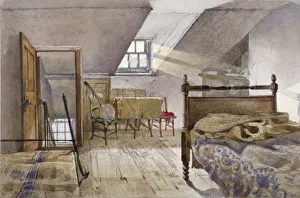 John Crowther Prints: Interior view of Marshalsea Prison, Borough High Street, Southwark, London, 1887