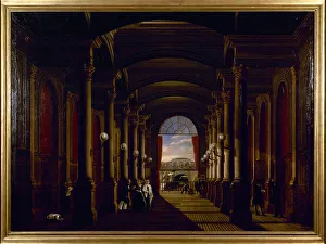 8th Arrondissement Prints: Interior view of the old Saint-Lazare station, around 1845. Creator: Unknown