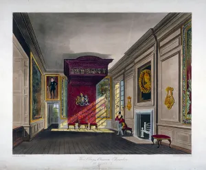 Interior view of St Jamess Palace, Westminster, London, 1816. Artist: Thomas Sutherland