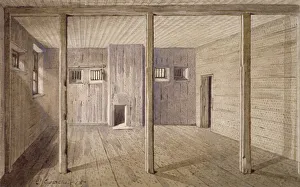 Interior view of White Lyon Prison, Borough High Street, Southwark, London, 1887