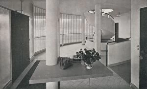 Spiral Staircase Gallery: Interior of the Villa at Poissy, 1933