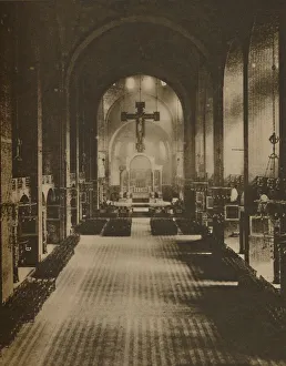 Interior of Westminster Cathedral Viewed from the West End, c1935. Creator: Cyril Ellis Interior of Westminster Cathedral Viewed from the West End, c1935. Creator: Cyril Ellis