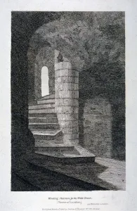 Spiral Staircase Prints: Interior of the White Tower, Tower of London, 1806
