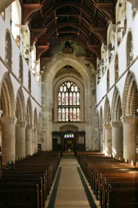 Hammerbeam Prints: Interior of Wimborne Minster, Dorset