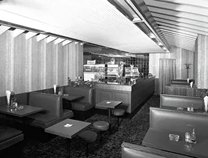 Food And Drink Prints: Interior of the Wishing Well cafe, South Yorkshire, 1960s. Artist: Michael Walters
