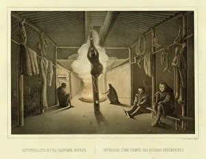 Storage Prints: Interior of a Yurt in a Koryak Permanent Settlement