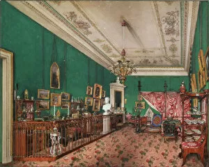 Images Dated 25th June 2013: Interiors of the Winter Palace. The Bedroom of Grand Princess Maria Nikolayevna, 1837