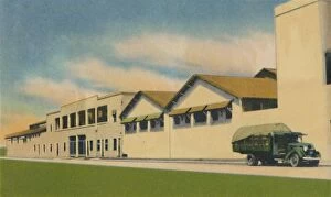 Espriella Gallery: Internal Revenue Administration Building of the Department of Atlantico, c1940s