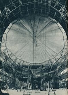 Air Travel Gallery: The internal structure of the airship R101, c1929 (c1937)