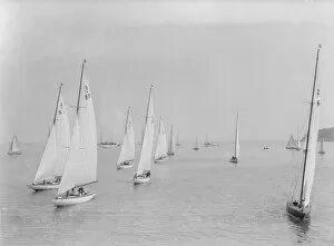 8 Metre Collection: International 6 Metres class racing at Cowes. Creator: Kirk & Sons of Cowes