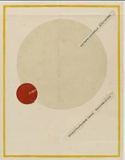 Gouache On Paper Gallery: The International of Arts (Cover), ca 1919. Creator: Malevich, Kasimir Severinovich (1878-1935)
