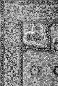 Copying Prints: The International Exhibition: Axminster carpet by Lapworth Brothers
