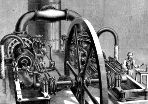 Piston Prints: The International Exhibition: blowing-engine in the Belgian Department
