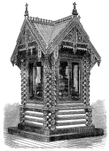 Brushes Prints: The International Exhibition: brush trophy in the Russian Court, 1862. Creator: Unknown