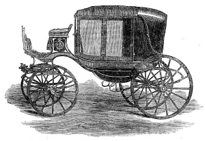 The International Exhibition: carriage by Stevenson and Elliot, of Stirling, 1862. Creator: Unknown