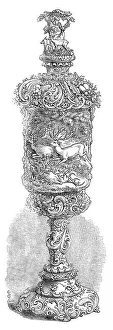 Trade Fair Prints: The International Exhibition: carved ivory cup