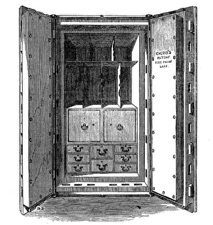 Chubb Prints: The International Exhibition: Chubbs safe, 1862. Creator: Unknown