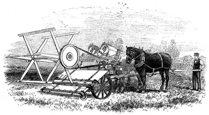 Mechanisation Prints: The International Exhibition: Crosskill's Bell's reaping-machine