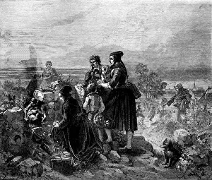 Emigration Prints: The International Exhibition: The Emigrants Farewell by Carl Hübner