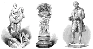 Manufacturer Prints: The International Exhibition: [figurines], 1862. Creators: Unknown, Robert Cauer