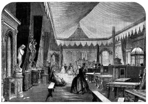 The International Exhibition: the Furniture Court... 1862. Creator: Unknown