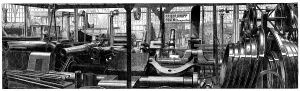 Mechanisation Prints: The International Exhibition: group of objects in steel exhibited by Mr