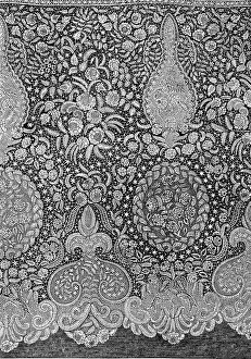 Hand Made Prints: The International Exhibition: Honiton lace flounce by G