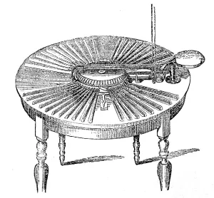 The International Exhibition: Mitchel's type-distributing machine, 1862. Creator: Unknown