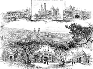 Pavilion Prints: The International Exhibition at Nice, to be opened December 24, 1883. Creator: Unknown