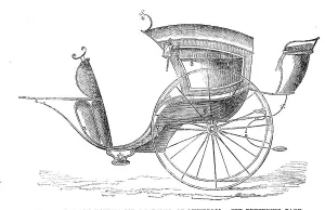 Trade Fair Prints: The International Exhibition: patent viceroy hansom cab by Evans