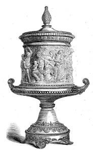 The International Exhibition: porcelain from the Royal Factory at Berlin, 1871. Creator: Unknown