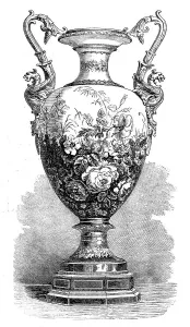 The International Exhibition: porcelain from the Royal Factory at Berlin, 1871. Creator: Unknown