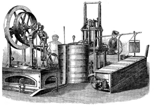 Temperature Prints: The International Exhibition: Siebes patent ice-making machine... 1862. Creator: Unknown