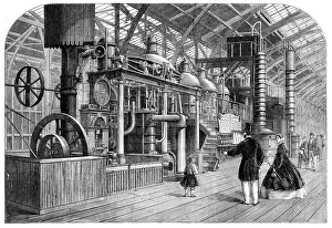 Sugarcane Prints: The International Exhibition: sugar-refining apparatus of Messrs