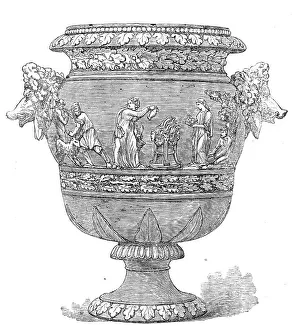 Oak Leaves Prints: The International Exhibition: a vase by Wedgwood and Co. Etruria, 1862. Creator: Unknown