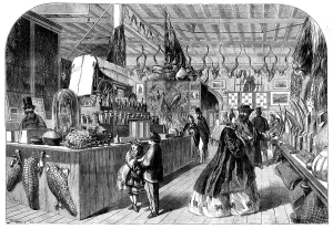 Horns Prints: The International Exhibition - View in the Natal Court, 1862. Creator: Mason Jackson